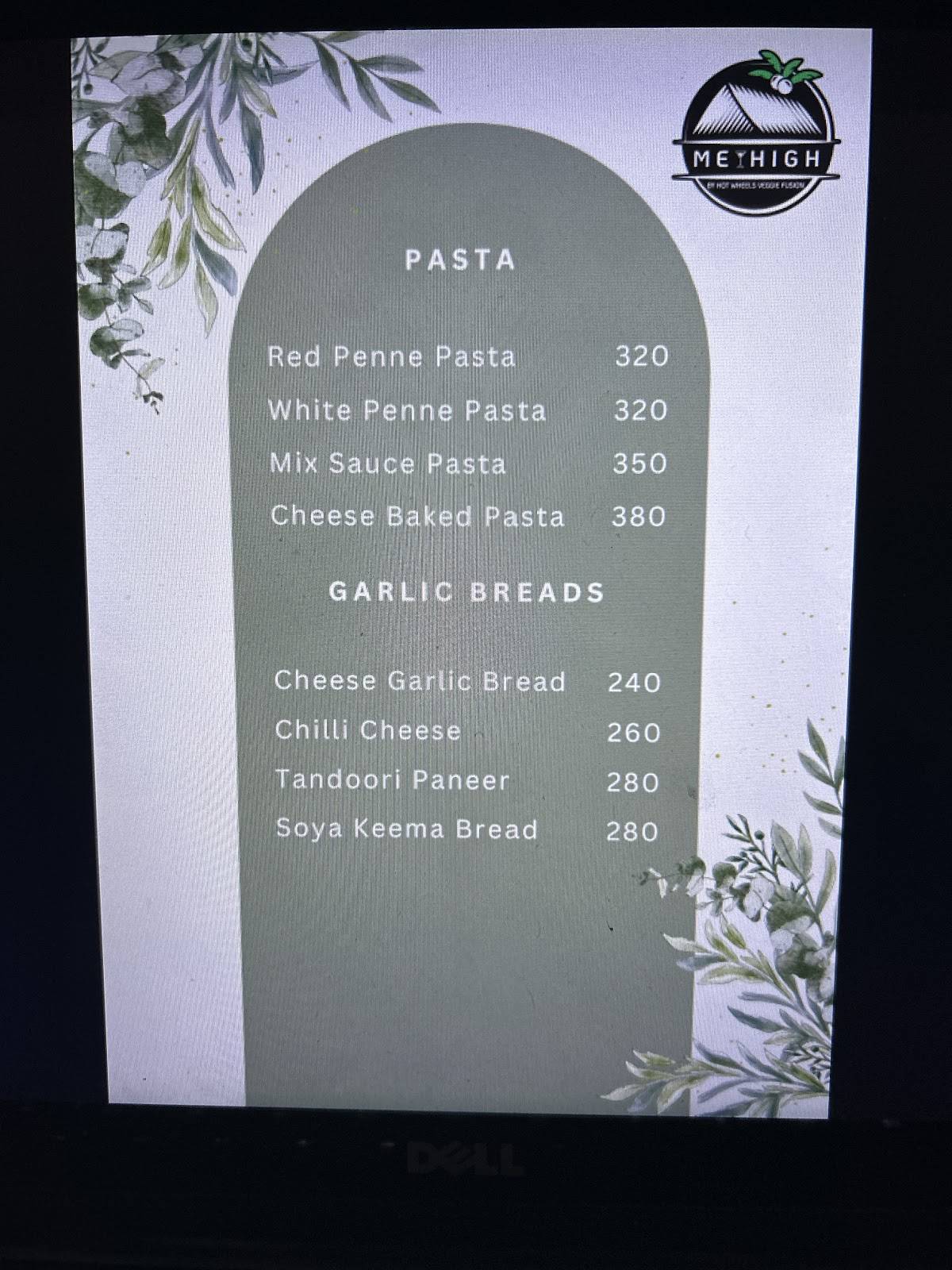 Meyhigh By Hot Wheels Veggie Fusion menu