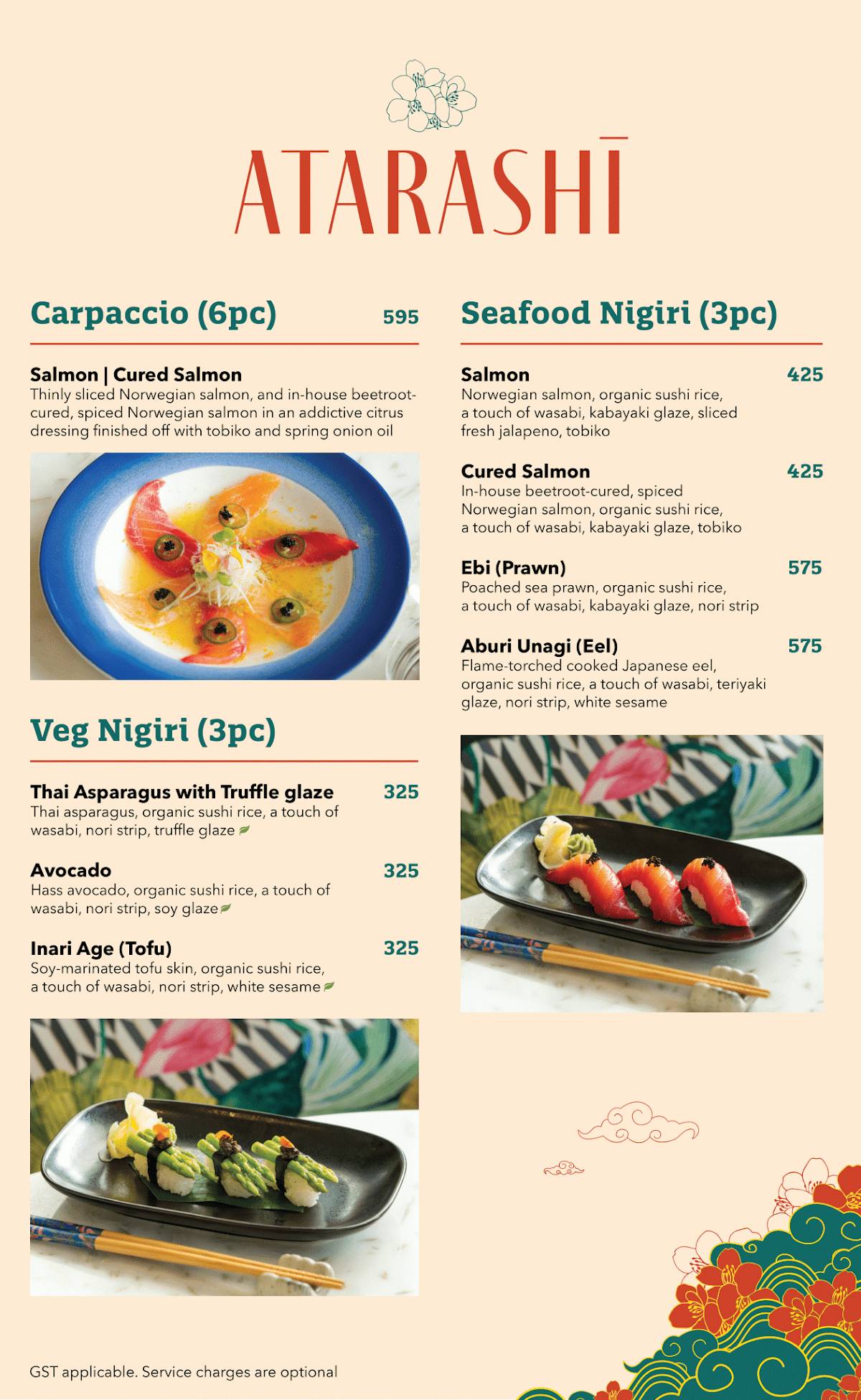 Nasi and Mee - Nungambakkam menu