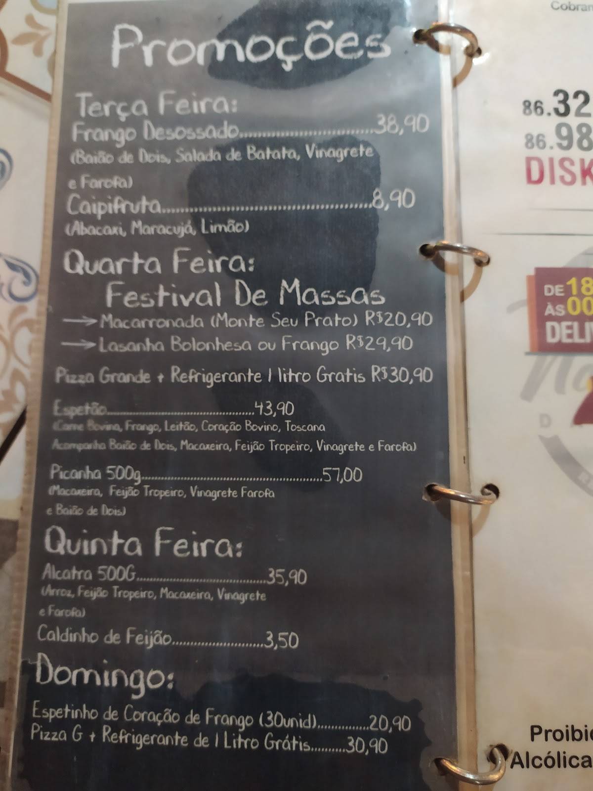 Novo Point Da Picanha - Norte cardápio
