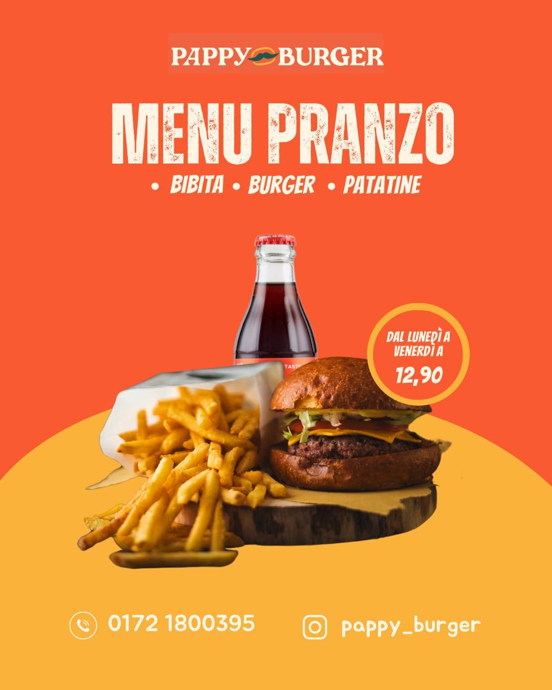 Menu di Pappy Burger 
