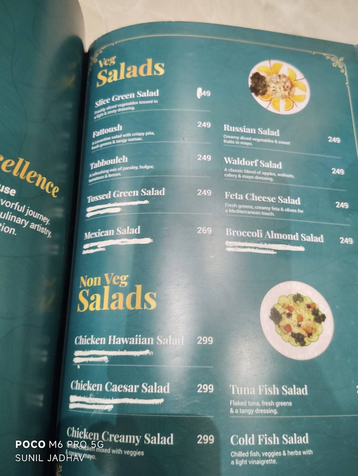 Pista House Fine Dining menu