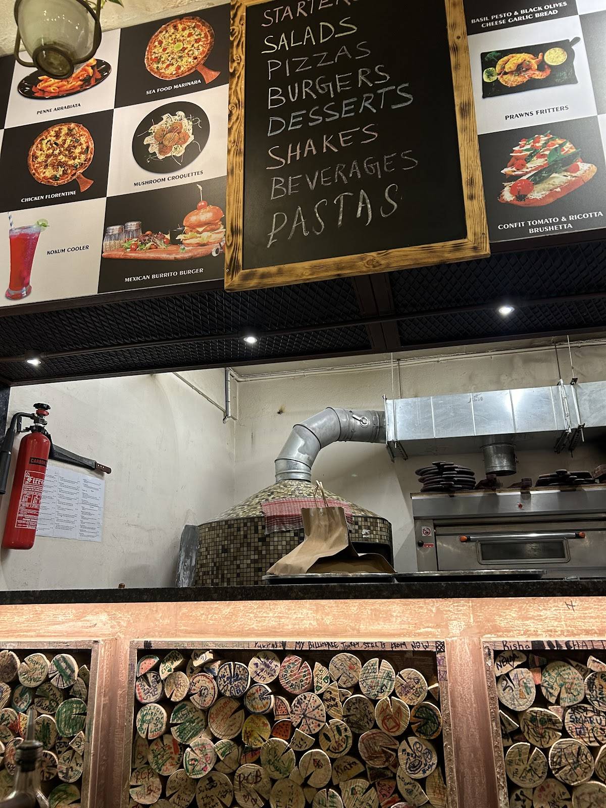 Pizzaa Chef menu