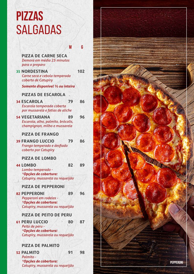 Pizzaria Marcoluccio - Pizzaria em Santana cardápio