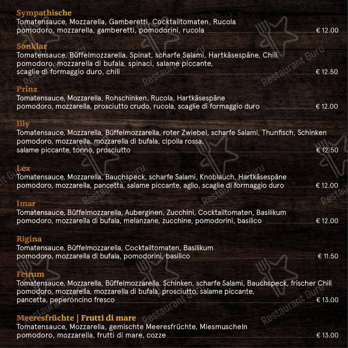 菜单 per Restaurant Pizzeria Kolping in Vipiteno
