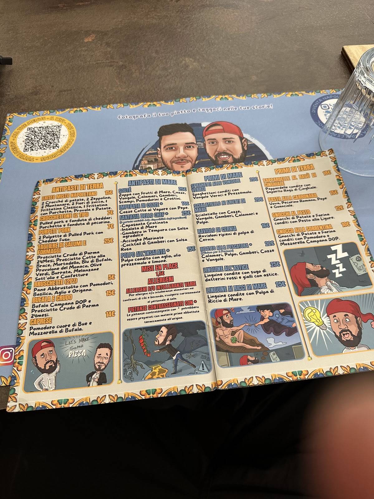 Menu di Pizzeria Masaniello 