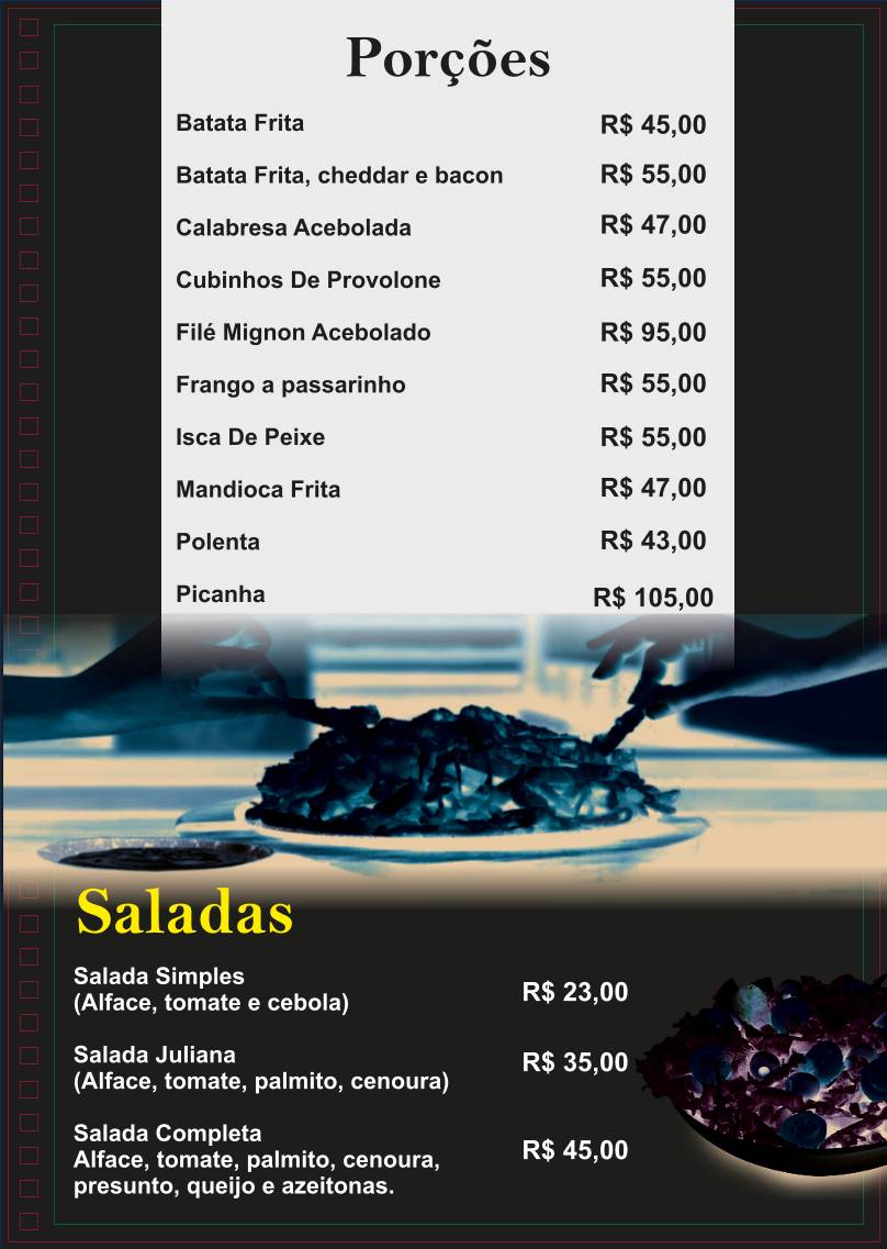 Pizzeto Restaurante e Pizzaria cardápio