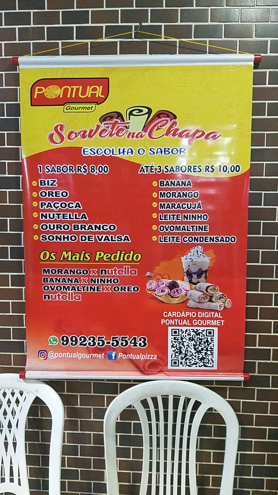 Pontual Pizzaria & Temakeria cardápio