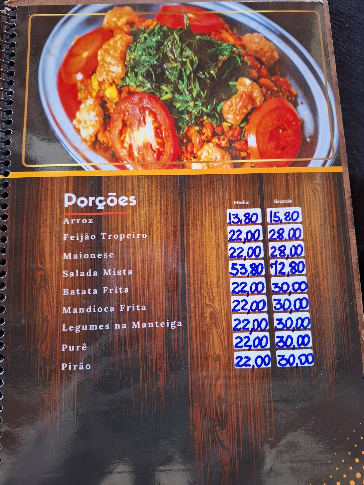 Punga's cardápio