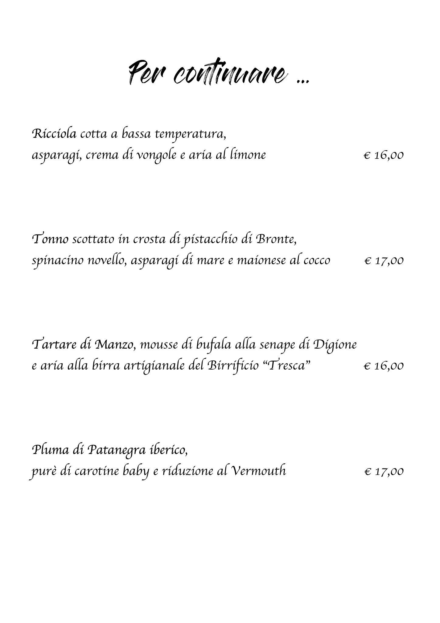 Menu di Quanto Basta Caffé E Cucina 