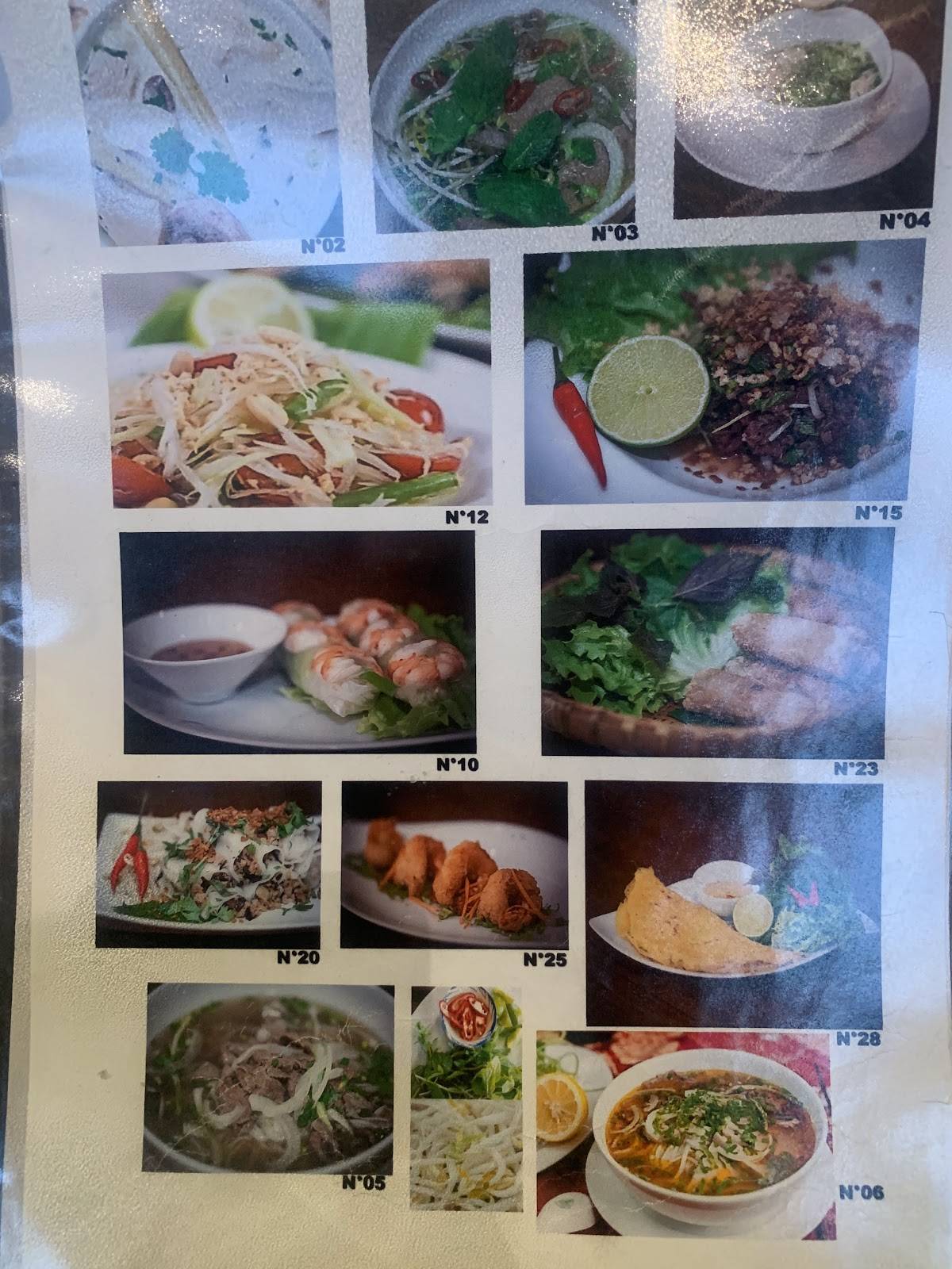 Menu di Restaurant Sen 