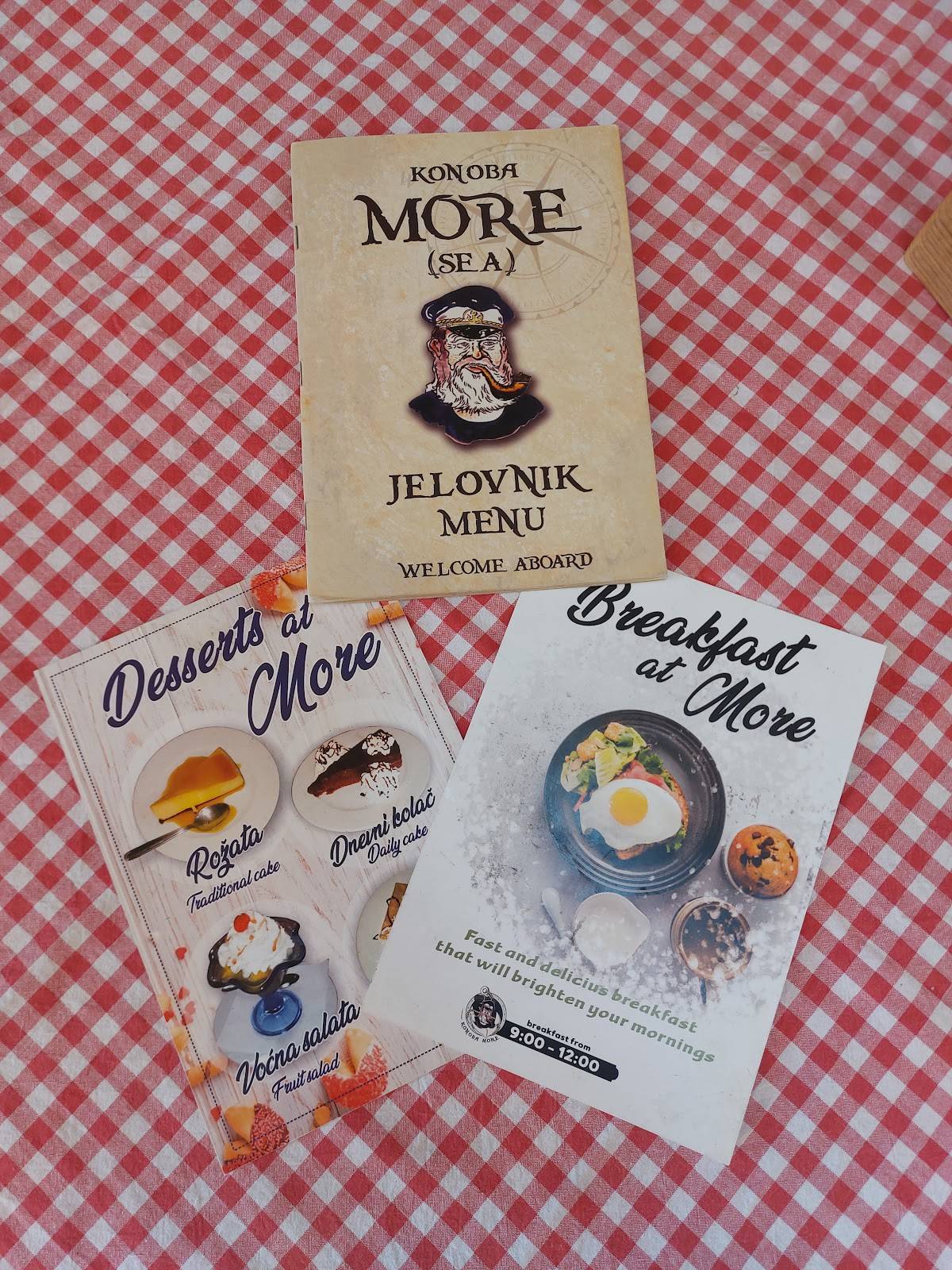 Menu di Restoran KONOBA MORE 