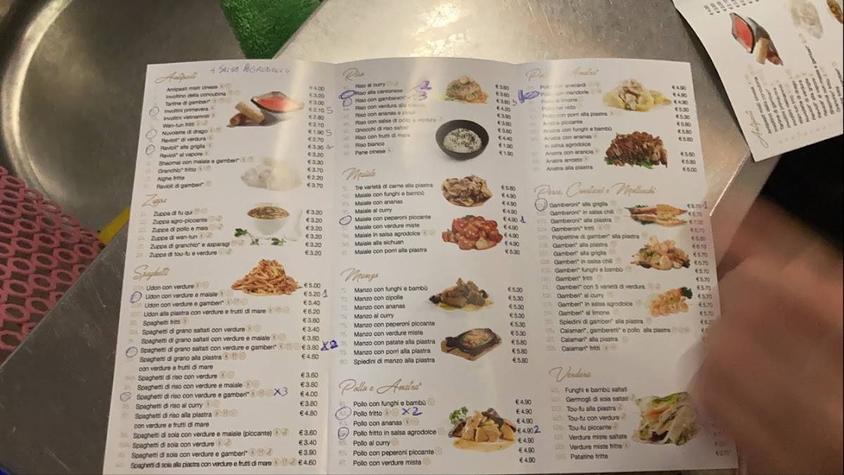 Menu di Fu Qui 