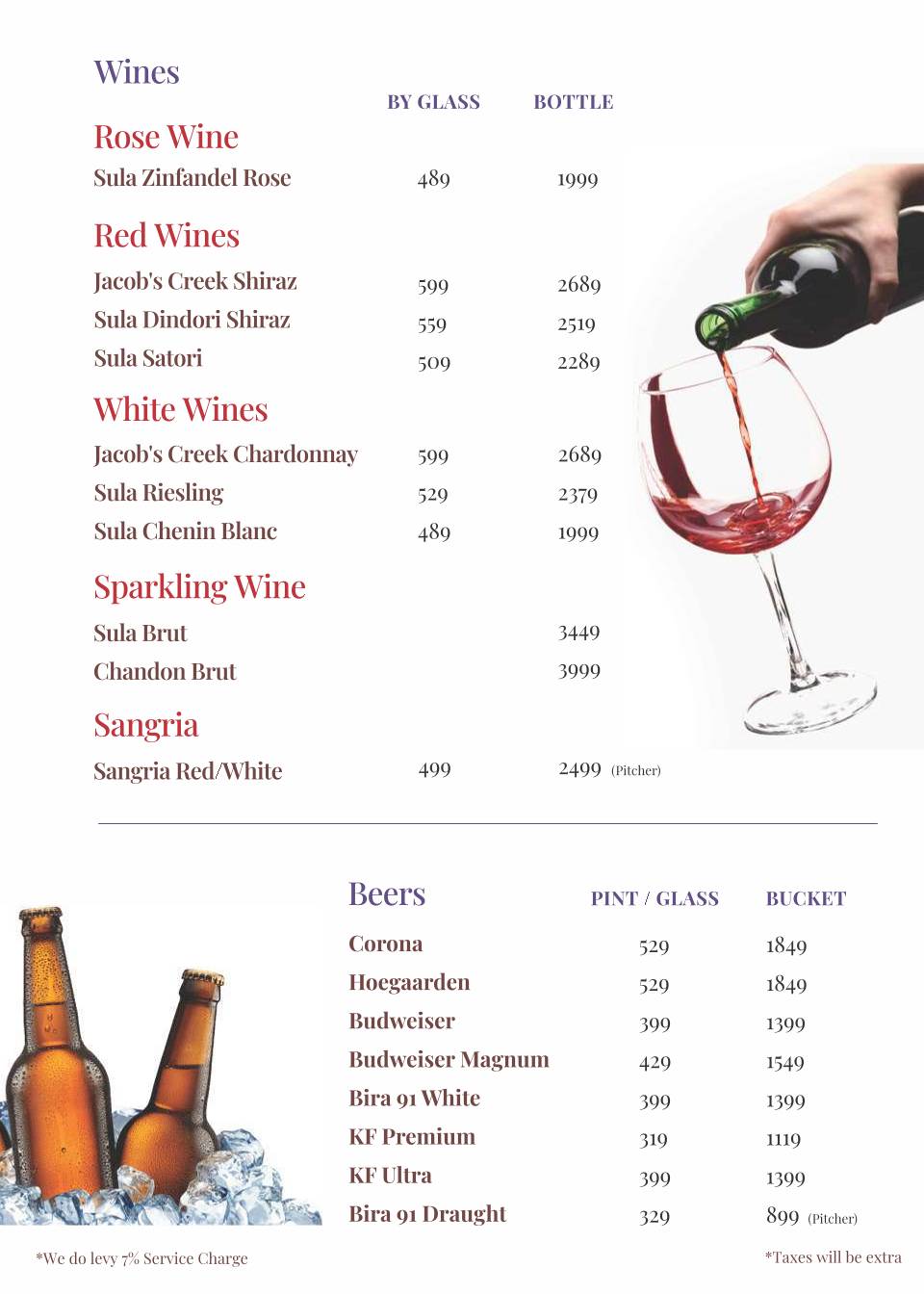 Roots of India - Times Square - Marol - Andheri East - Mumbai menu