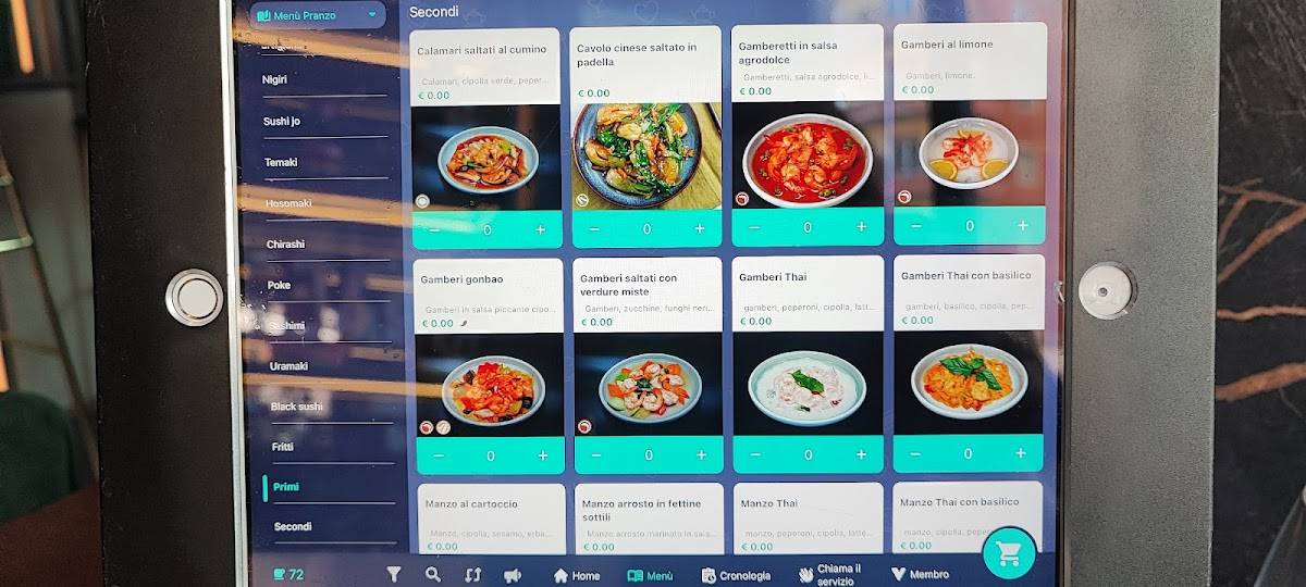 Menu di Saki Sushi 