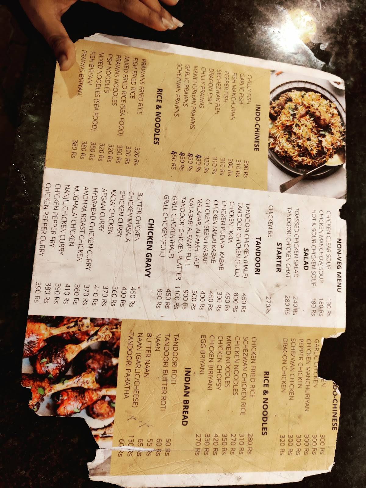 Sea Shore Food Court menu