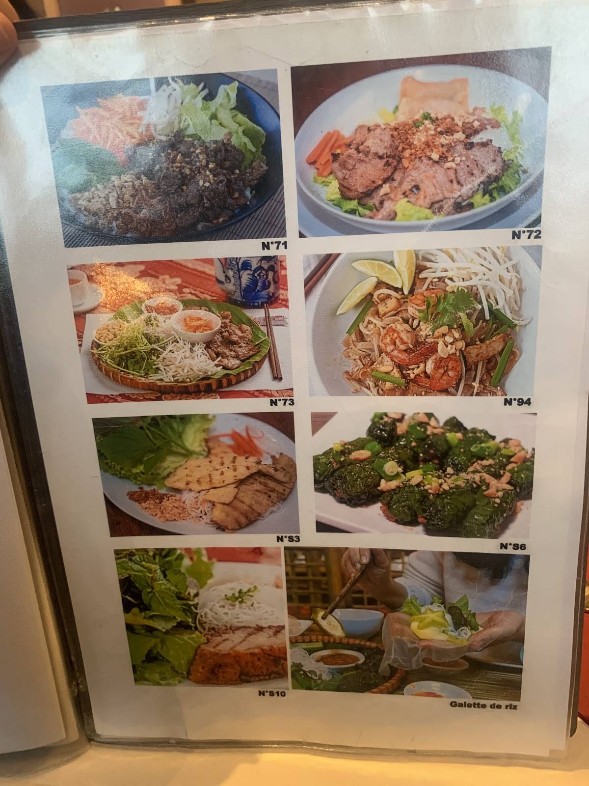 Menu di Restaurant Sen 