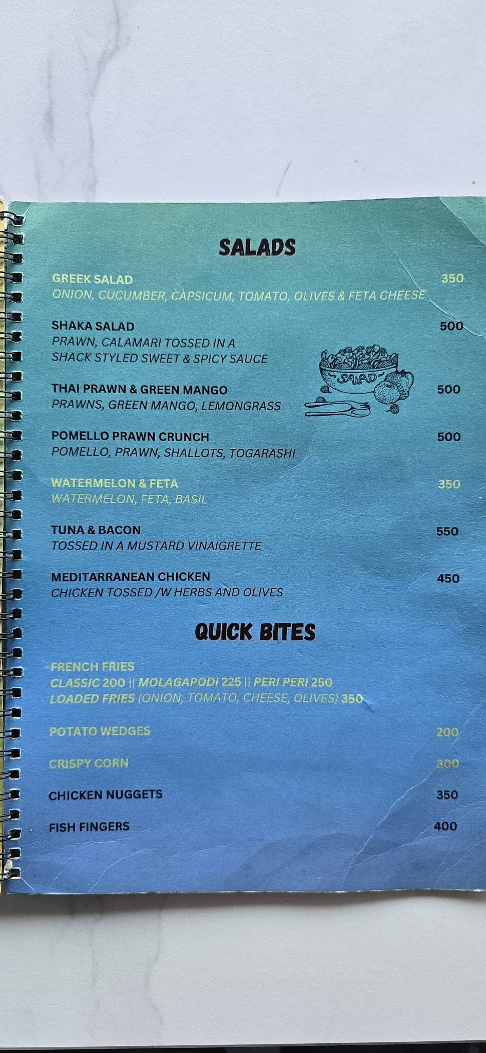 Shaka Shack menu