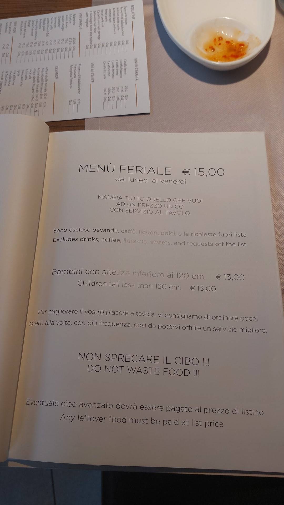 Menu di Ristorante Sushi Zero 