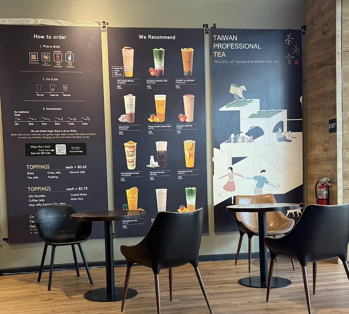 Menu at TP TEA – San Jose Oakridge restaurant, San Jose
