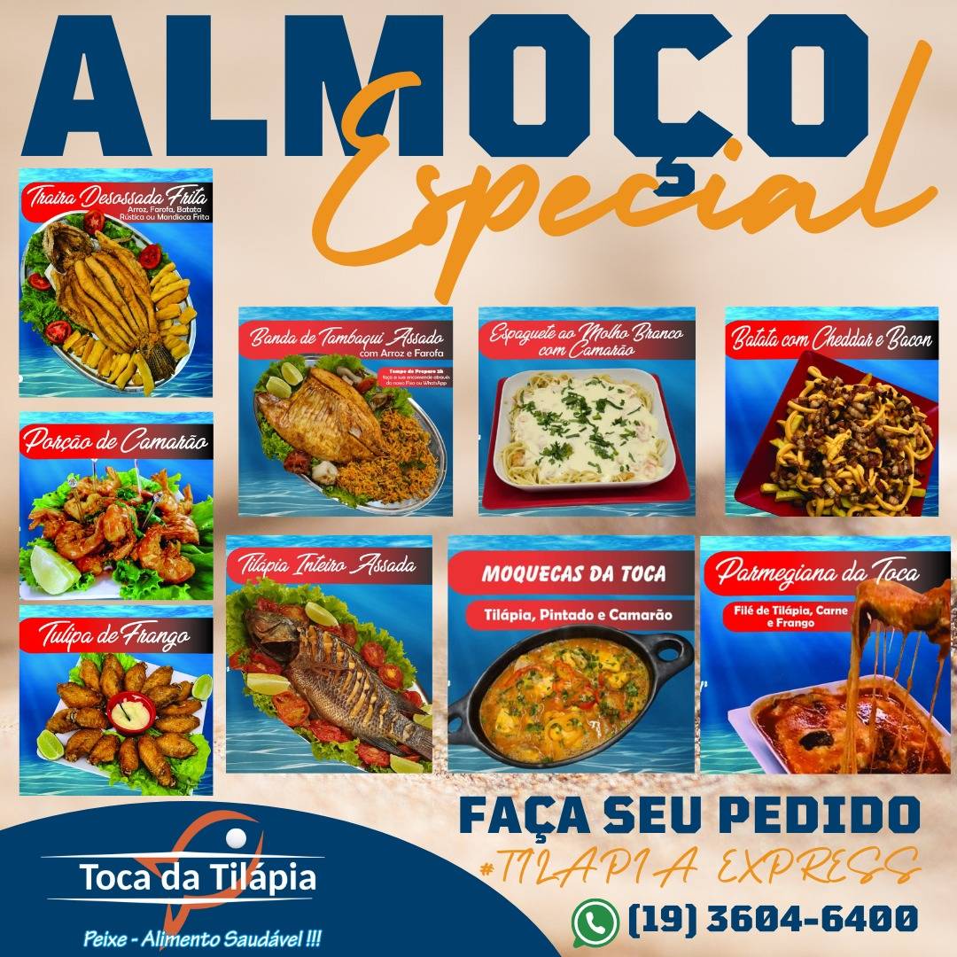 Toca Da Tilapia cardápio