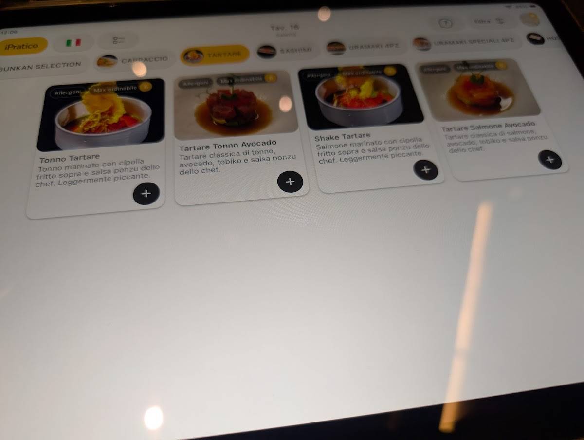 Menu di Tokyo Ristorante Giapponese 