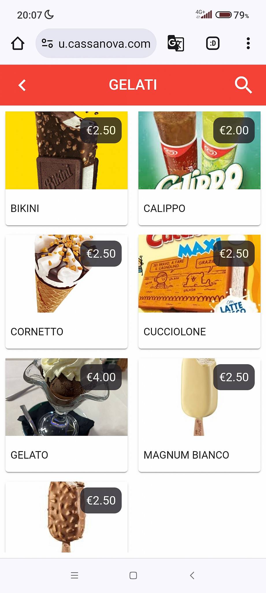 Menu di Trattoria Al Ponte x La Gustosa Ristorante 