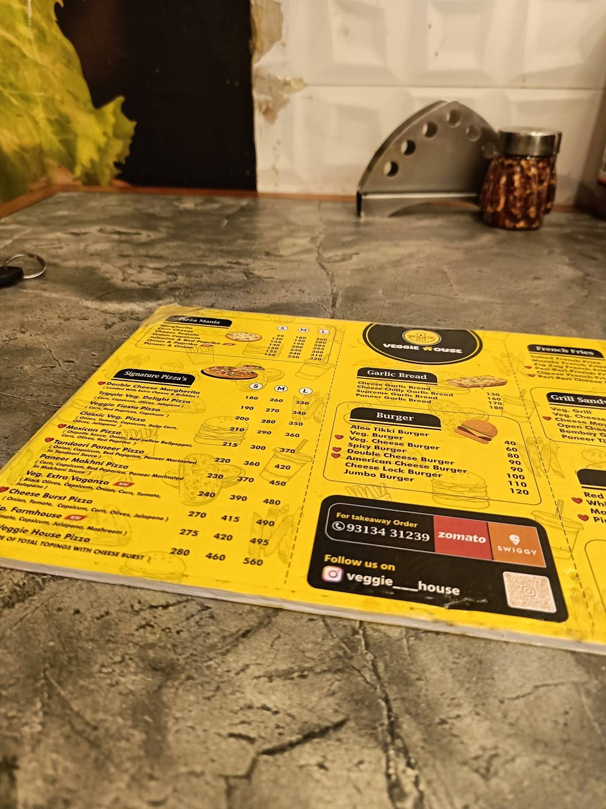Veggie House menu