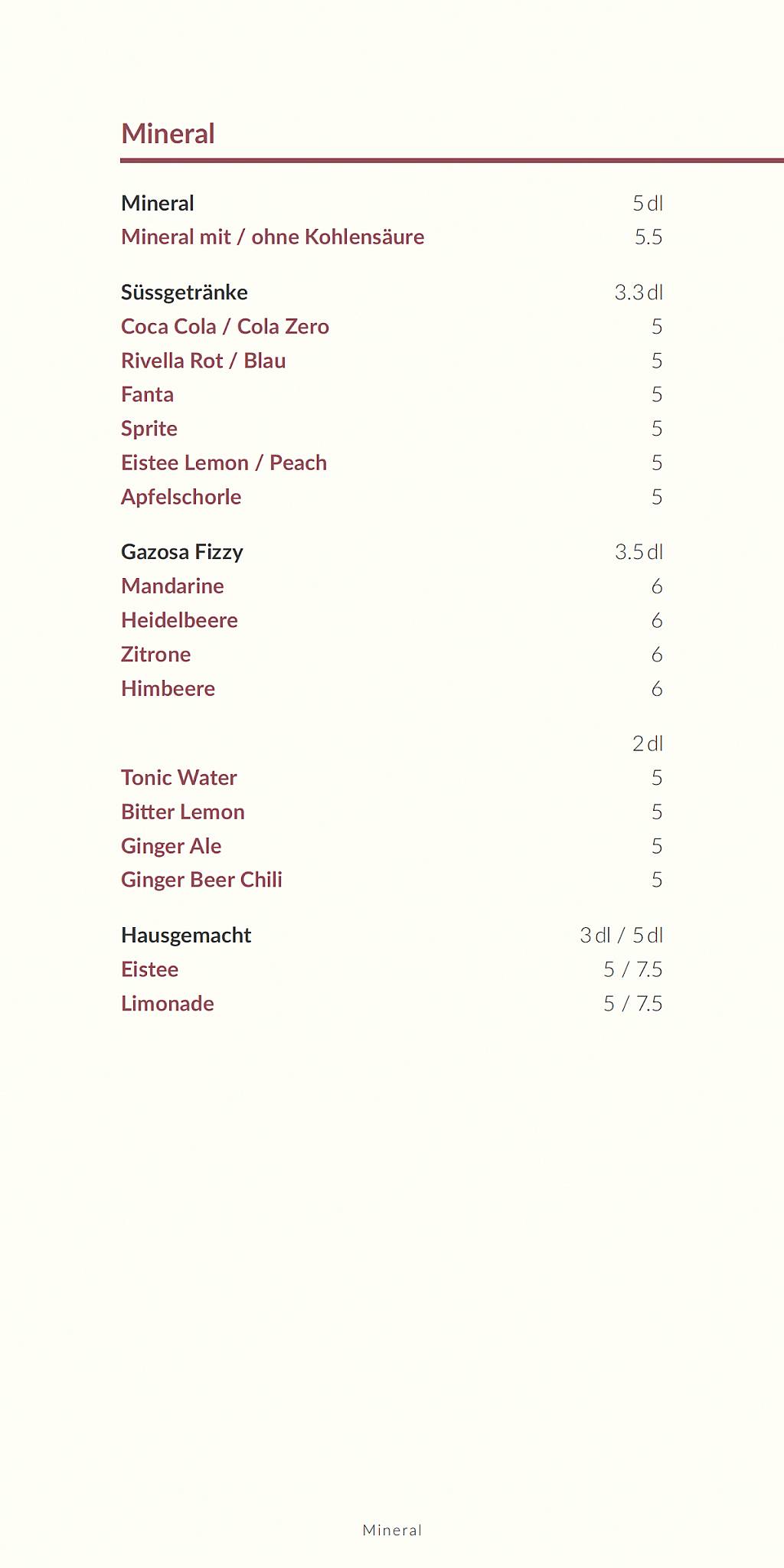 Menu di grepery 