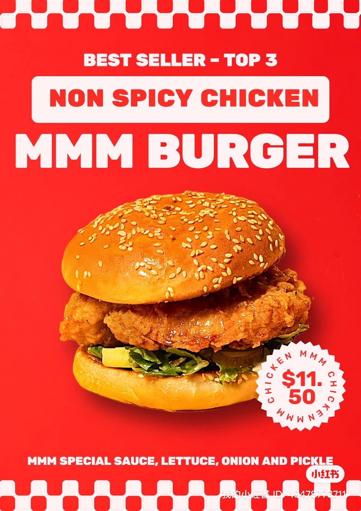 Menu de mmm chicken