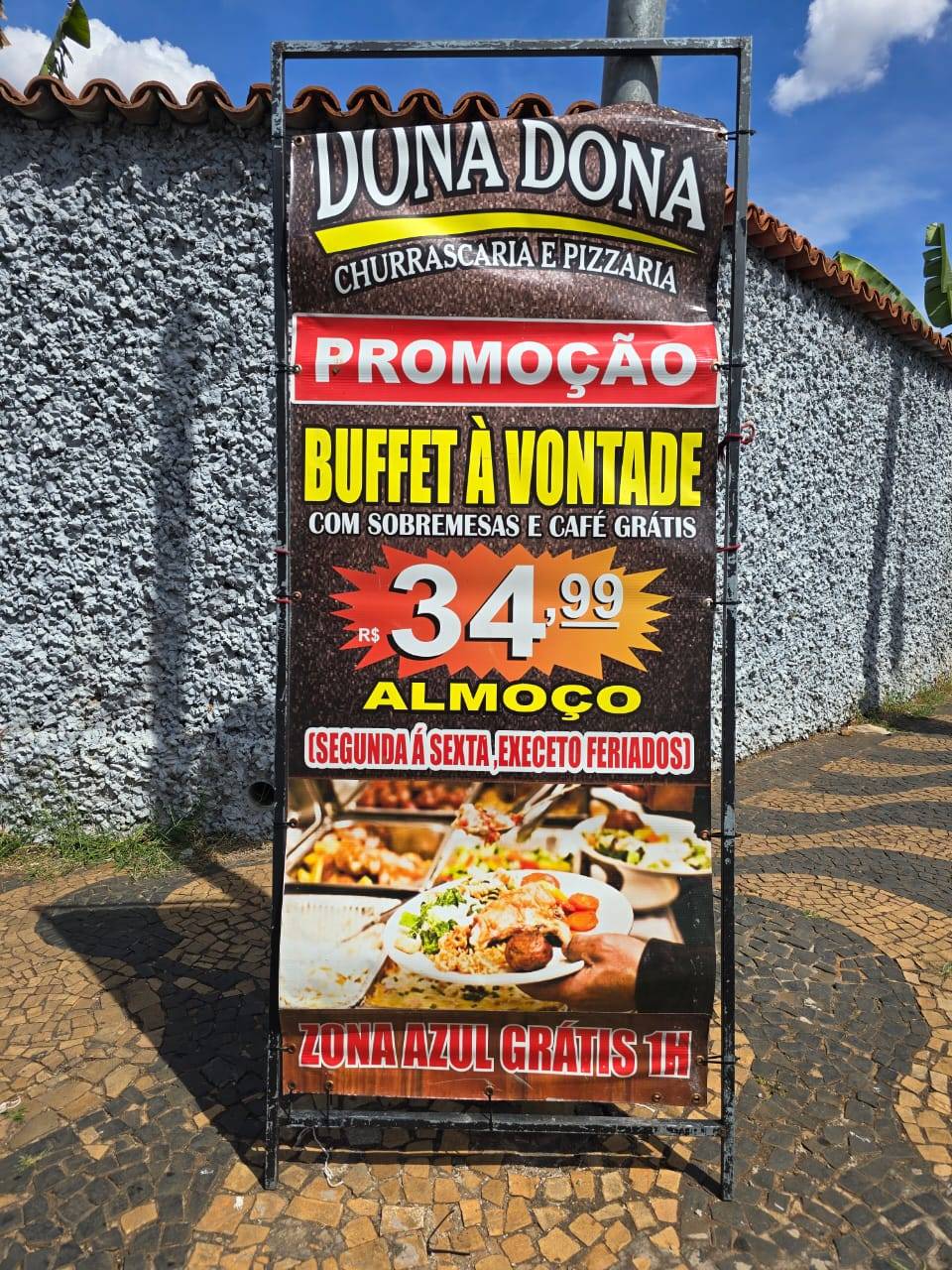 Restaurante Churrascaria e Pizzaria Dona Dona - Sumaré - SP cardápio