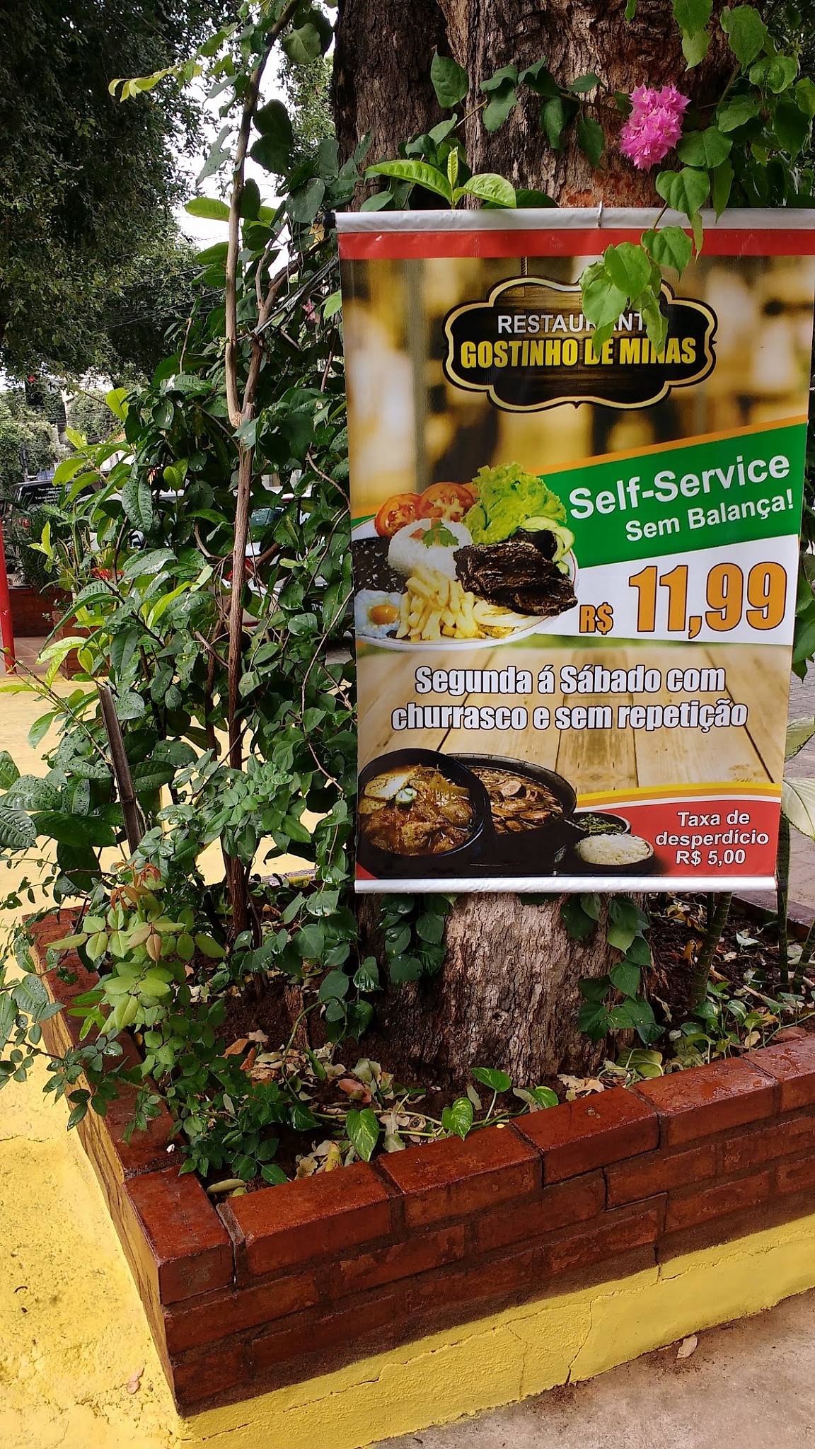 Restaurante Gostinho de Minas cardápio