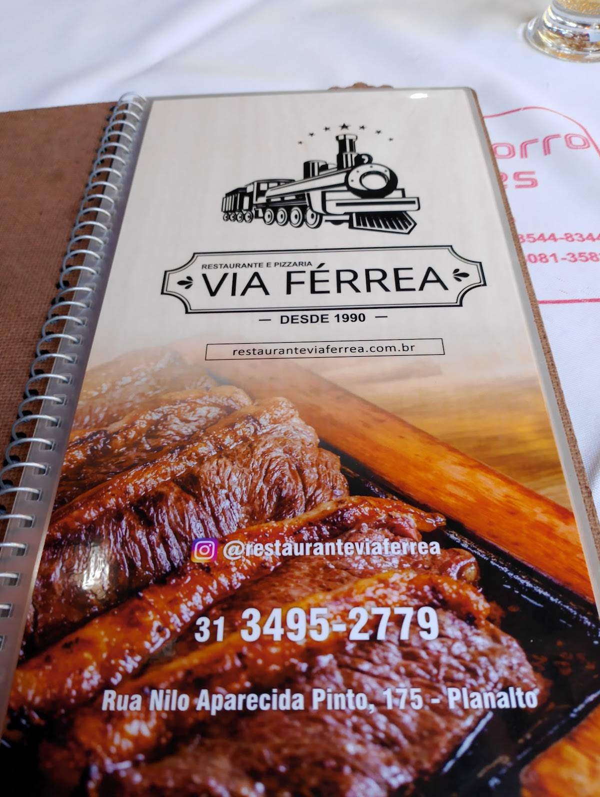 Via Férrea Pizzaria e Churrascaria cardápio