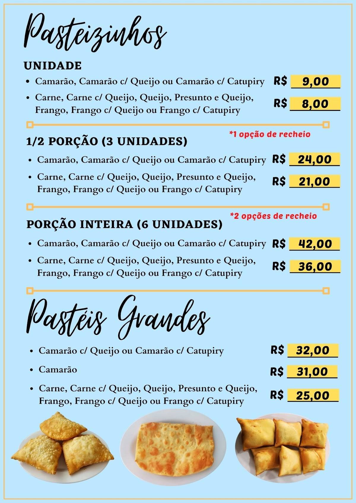 Restaurante do Português cardápio
