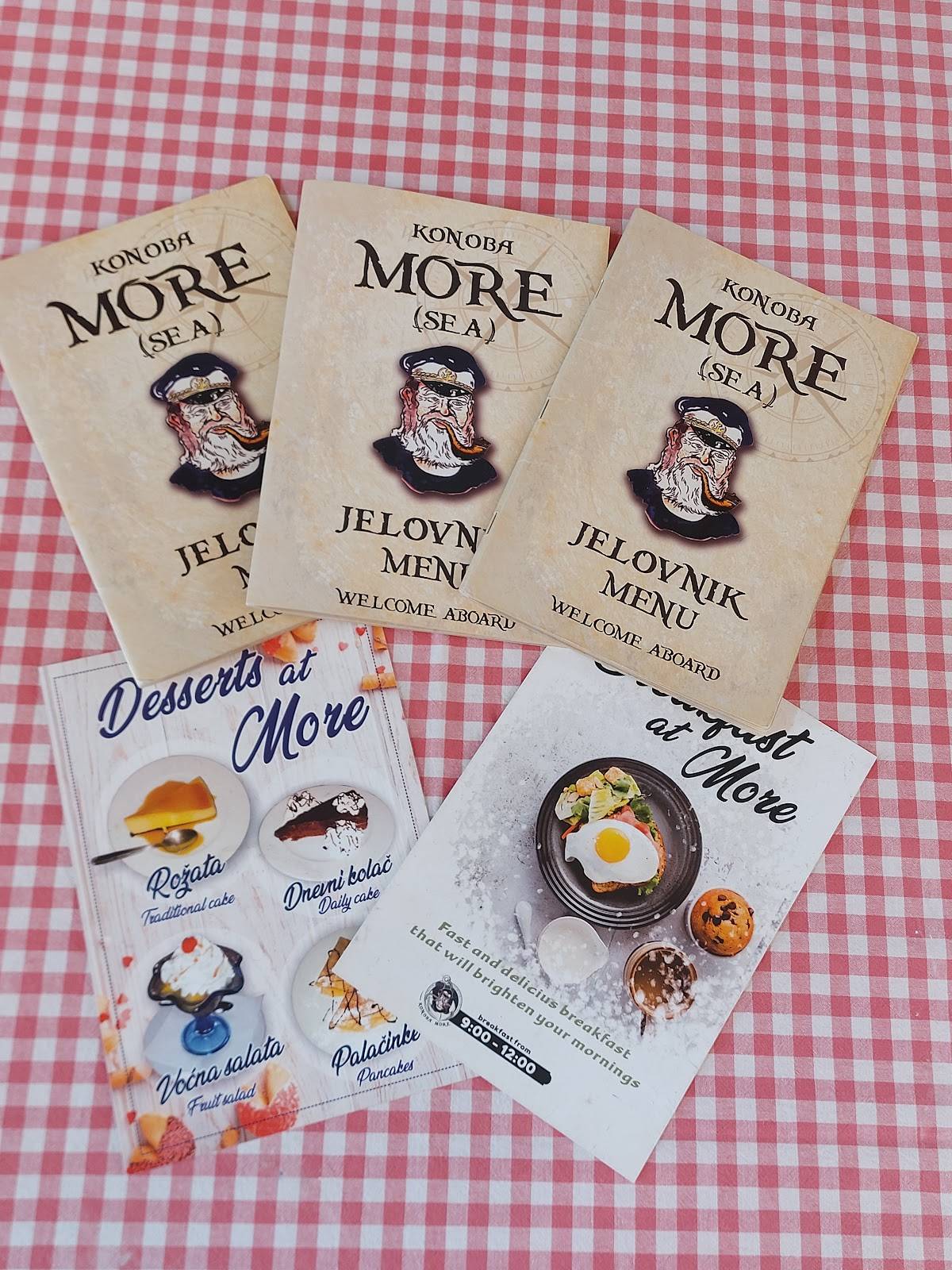 Menu di Restoran KONOBA MORE 