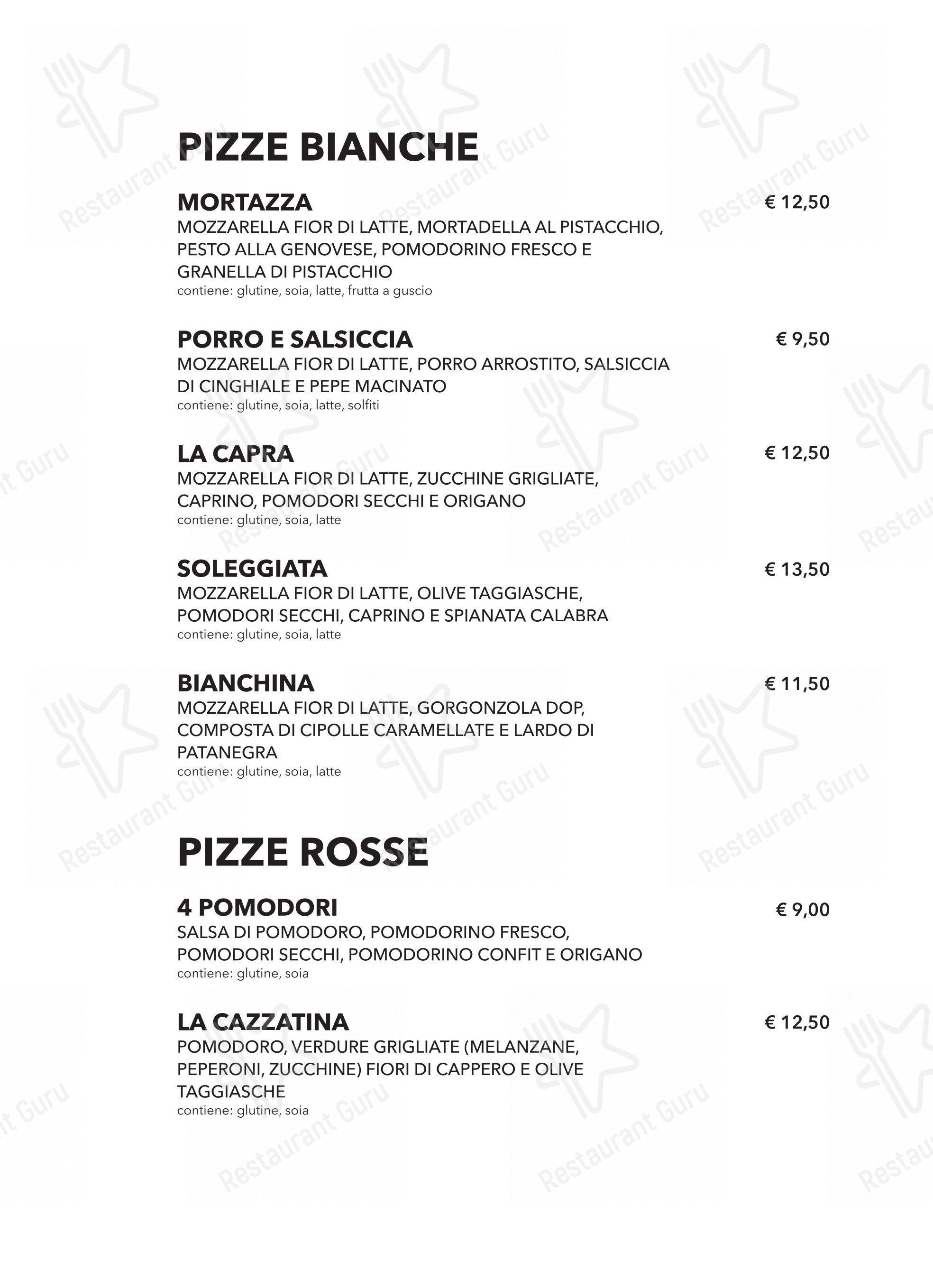 Menu per Rico'S 3 - La Forneria in Pieve di Soligo