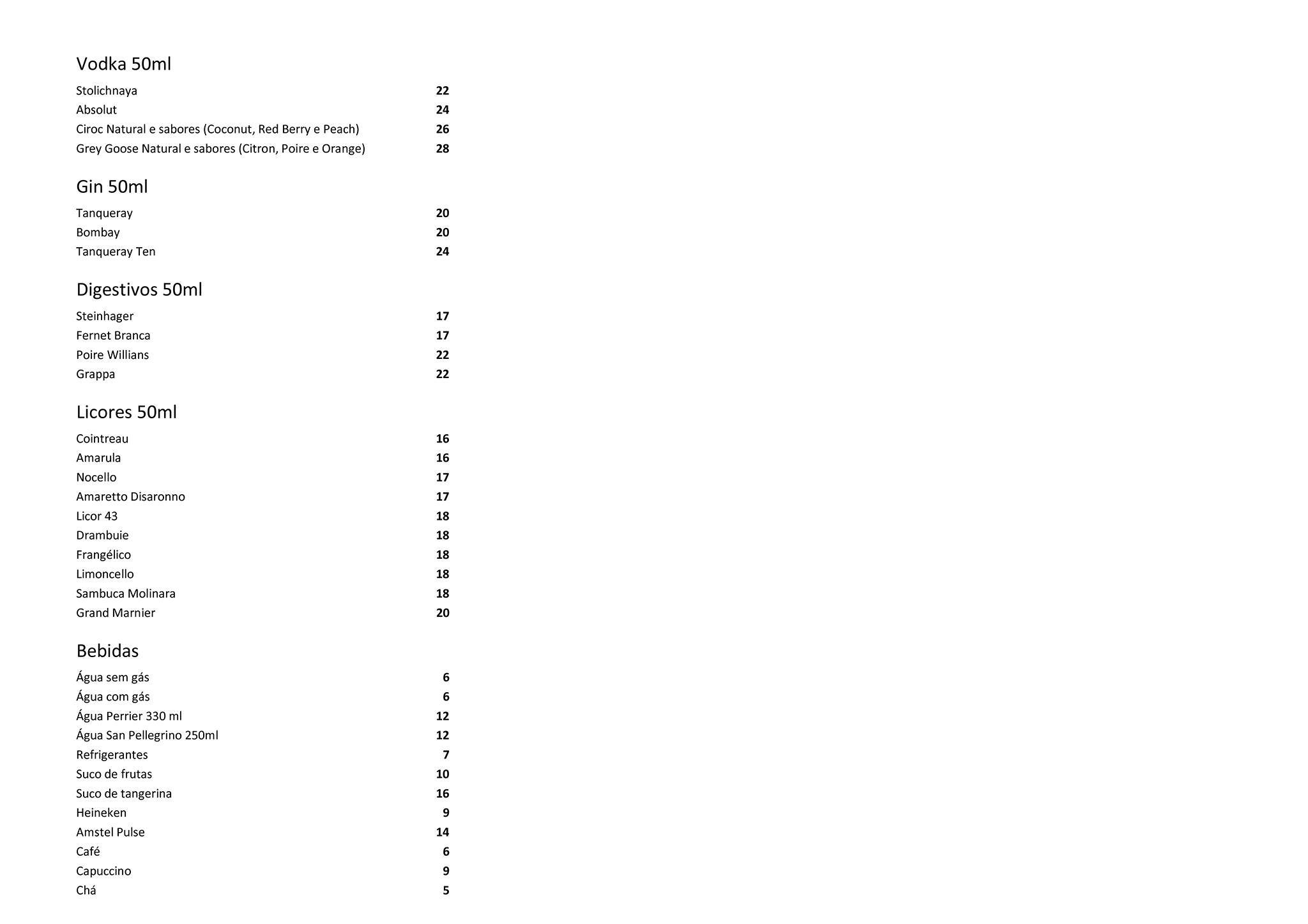 Chez L'Ami Martin cardápio