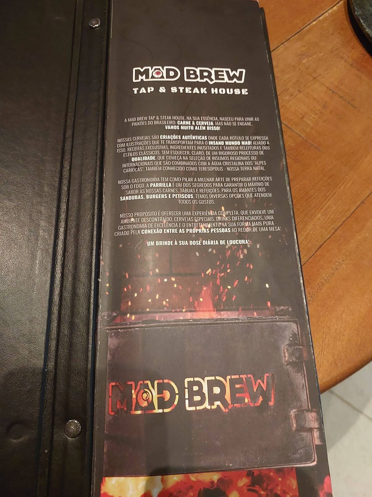 Mad Brew Ipanema - Tap & Steak House cardápio