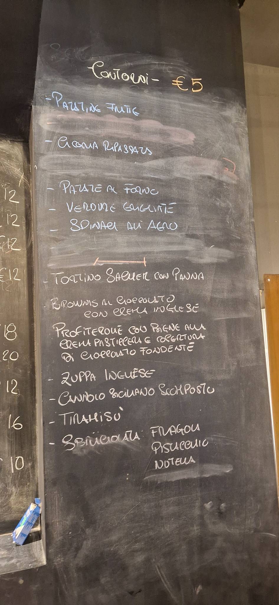 Menu di Ristorante Al Dente 
