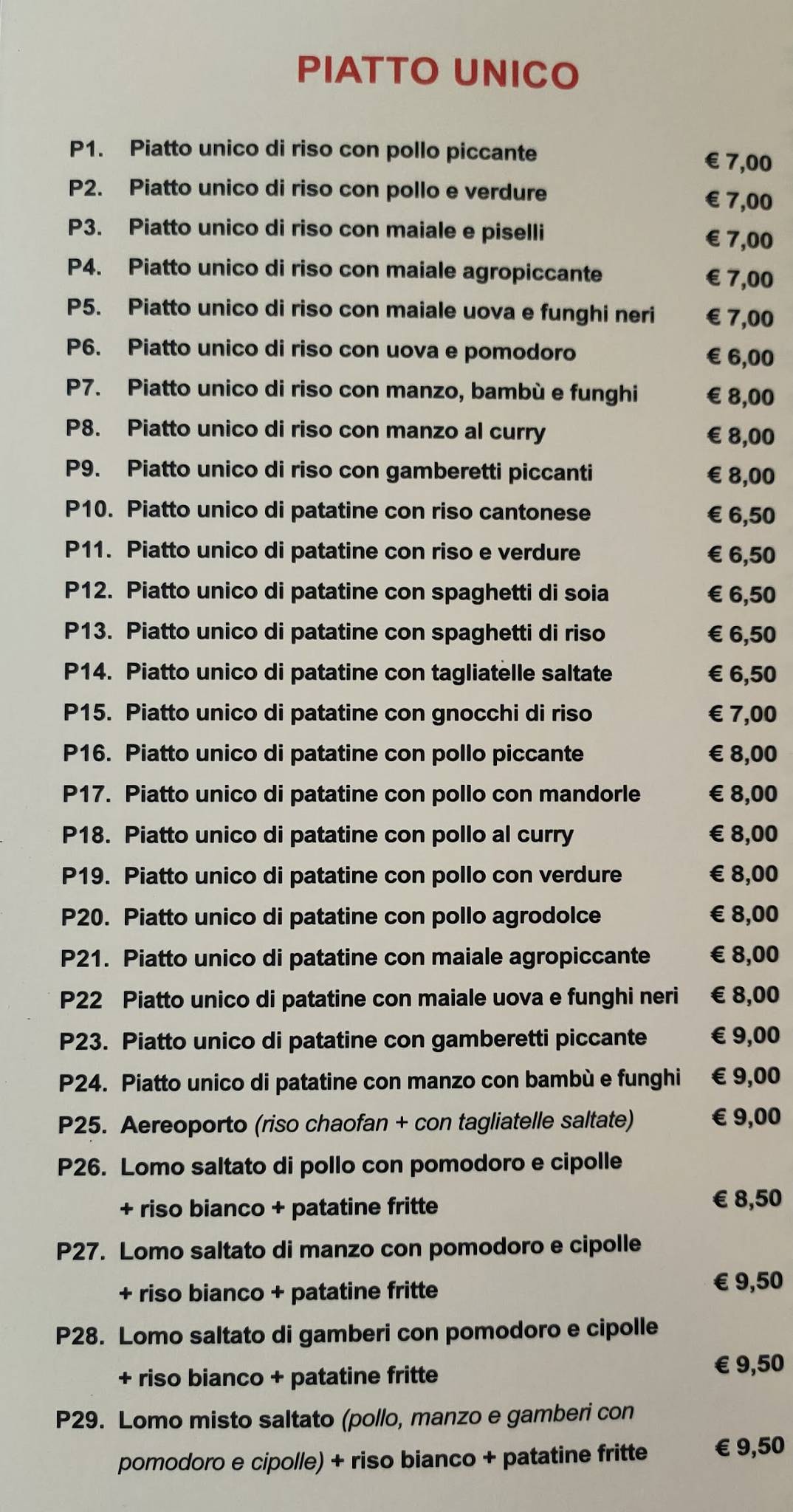 Menu di Ristorante DoEat 