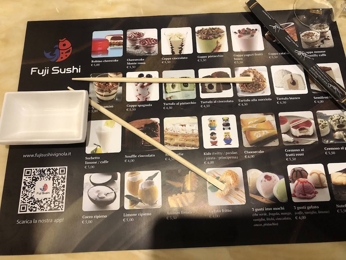 Menu di Fuji Sushi 