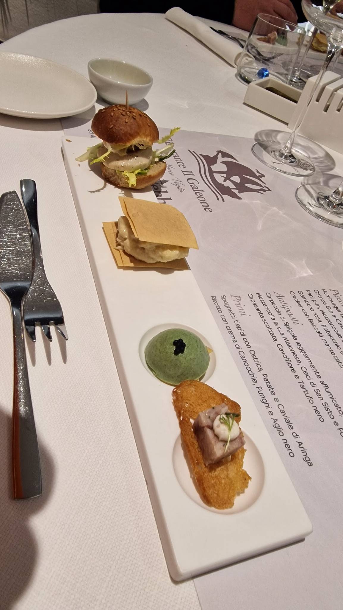 Menu di Ristorante Il Galeone 