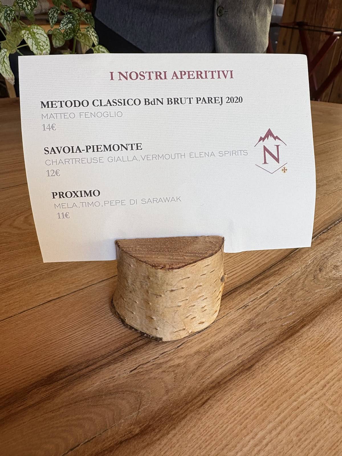 Menu di Ristorante Il Nazionale di Vernante 