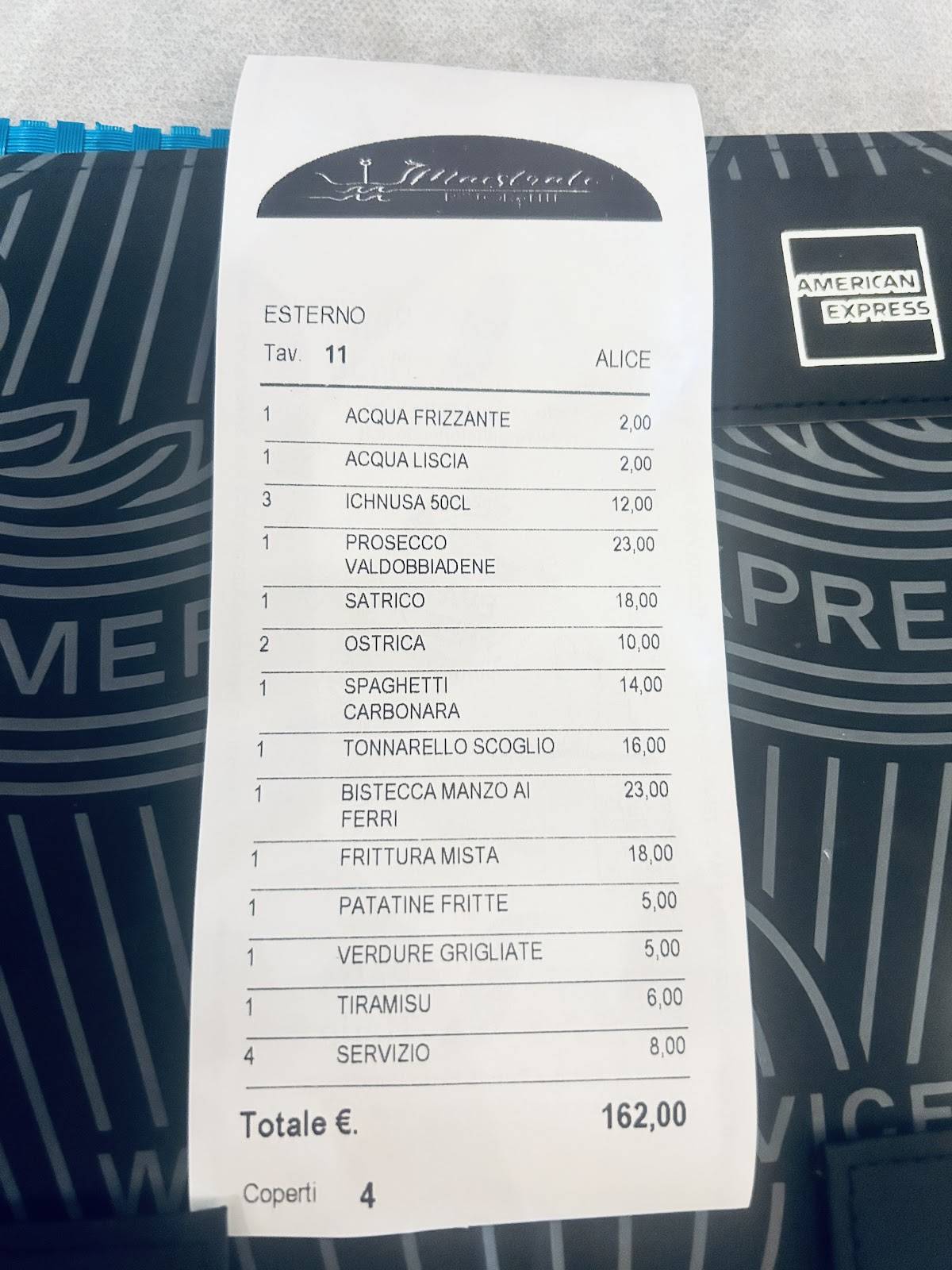 Menu di Ristorante Maestrale 