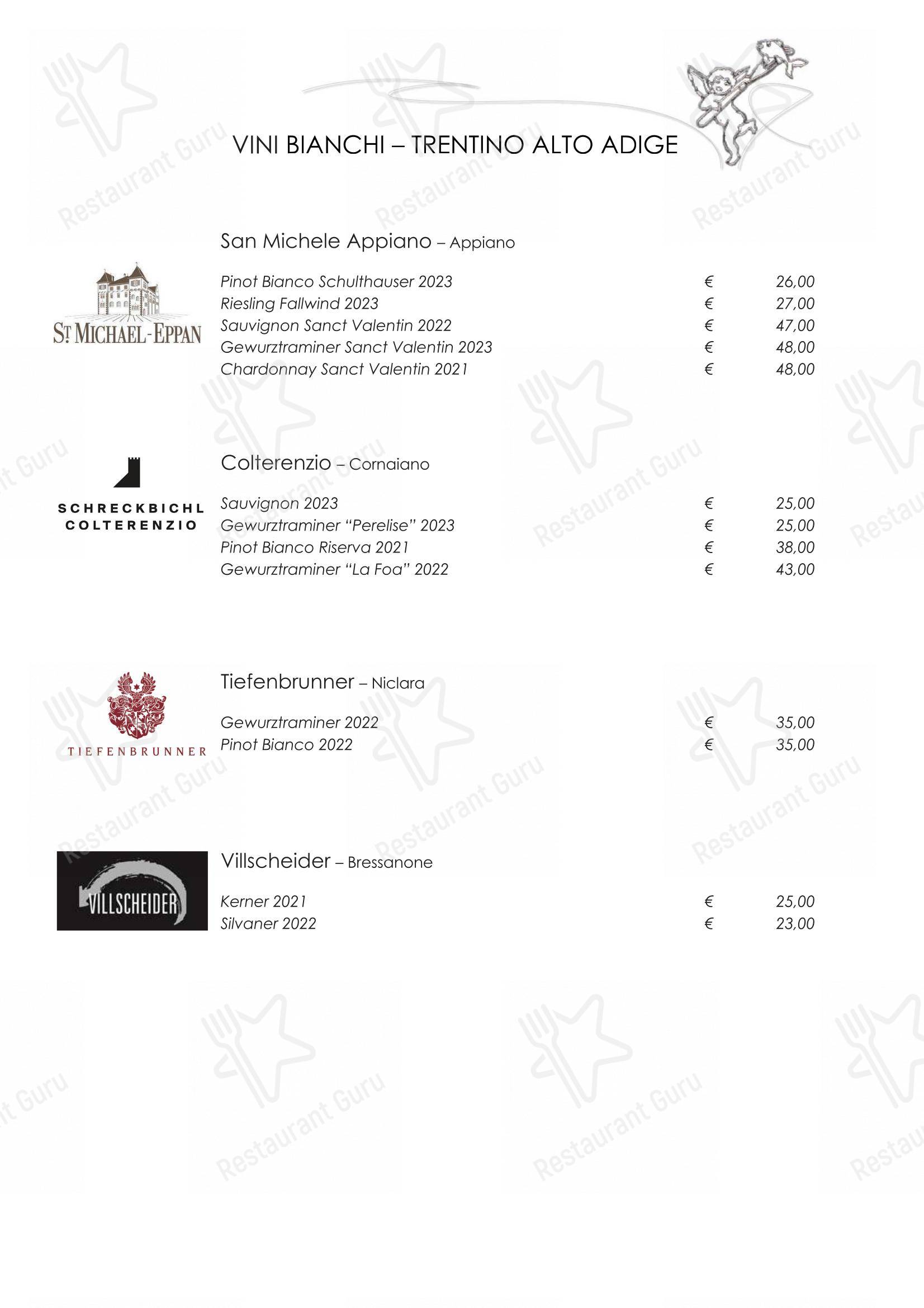 Ristorante Mare Divino in Dolo - Menu bar