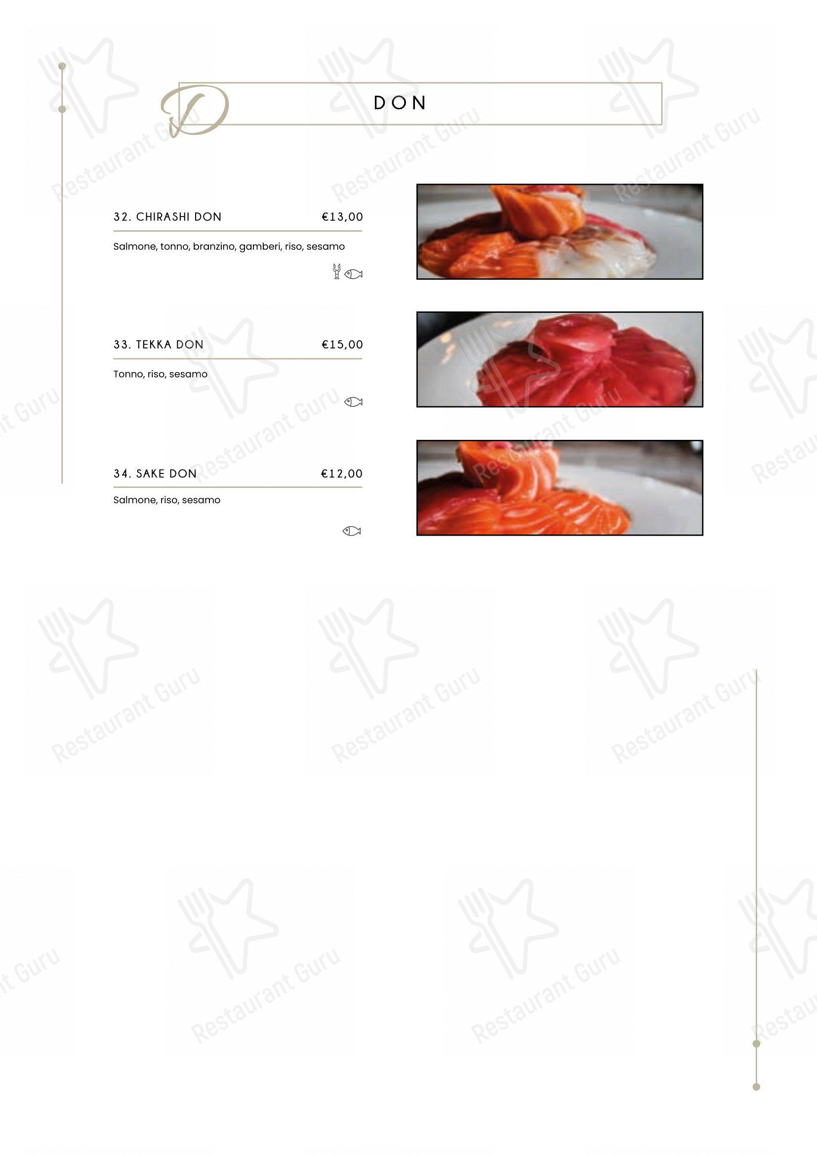 Menu bar per Ristorante Miyako in Bologna