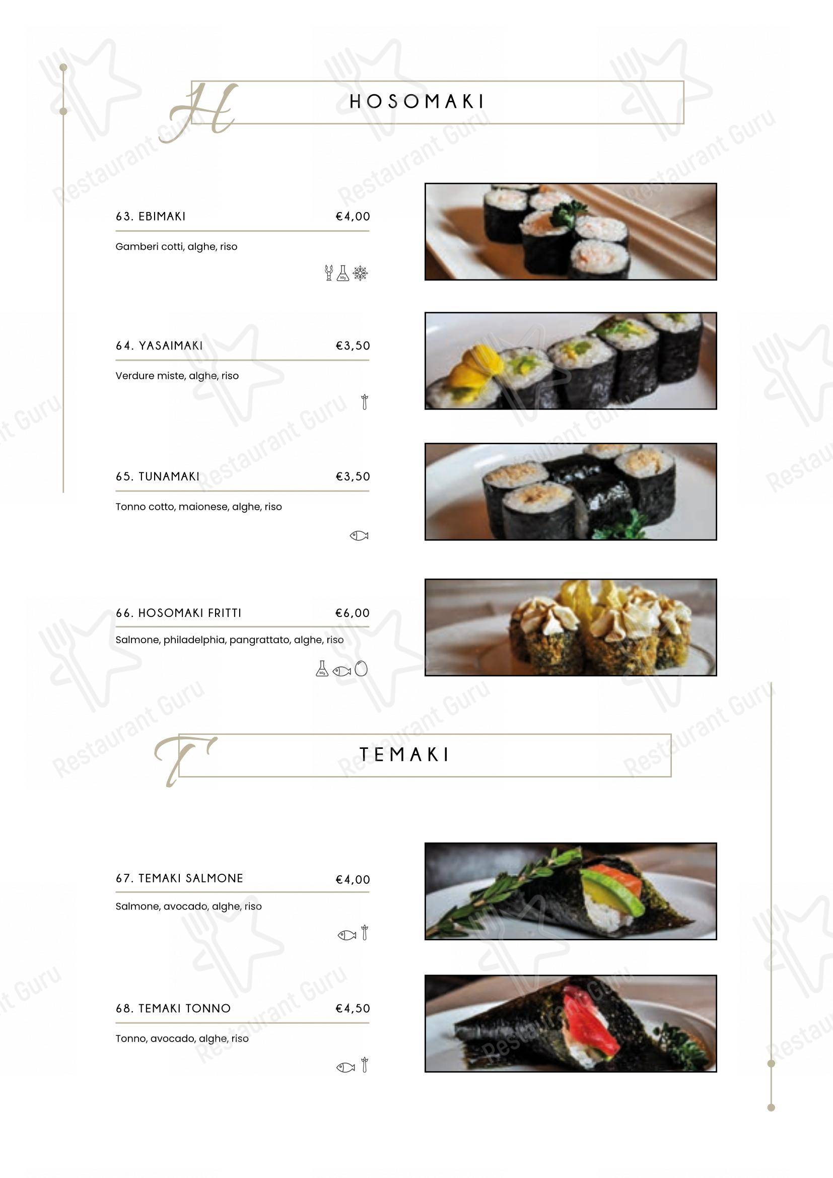 Ristorante Miyako in Bologna - Menu