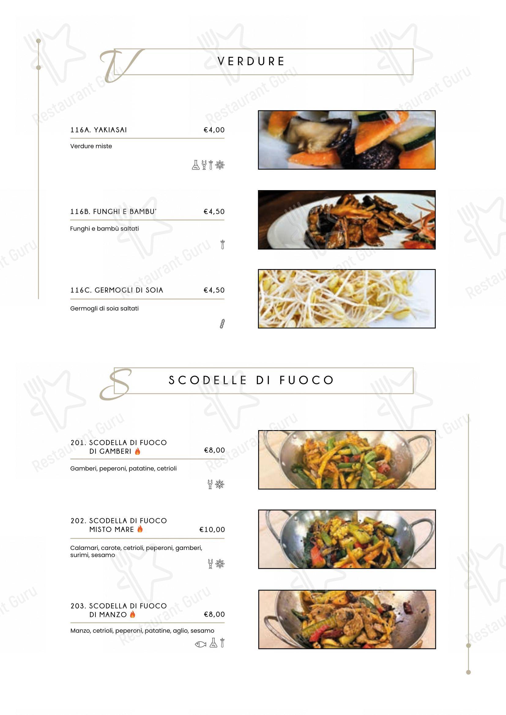 Menu per Ristorante Miyako in Bologna