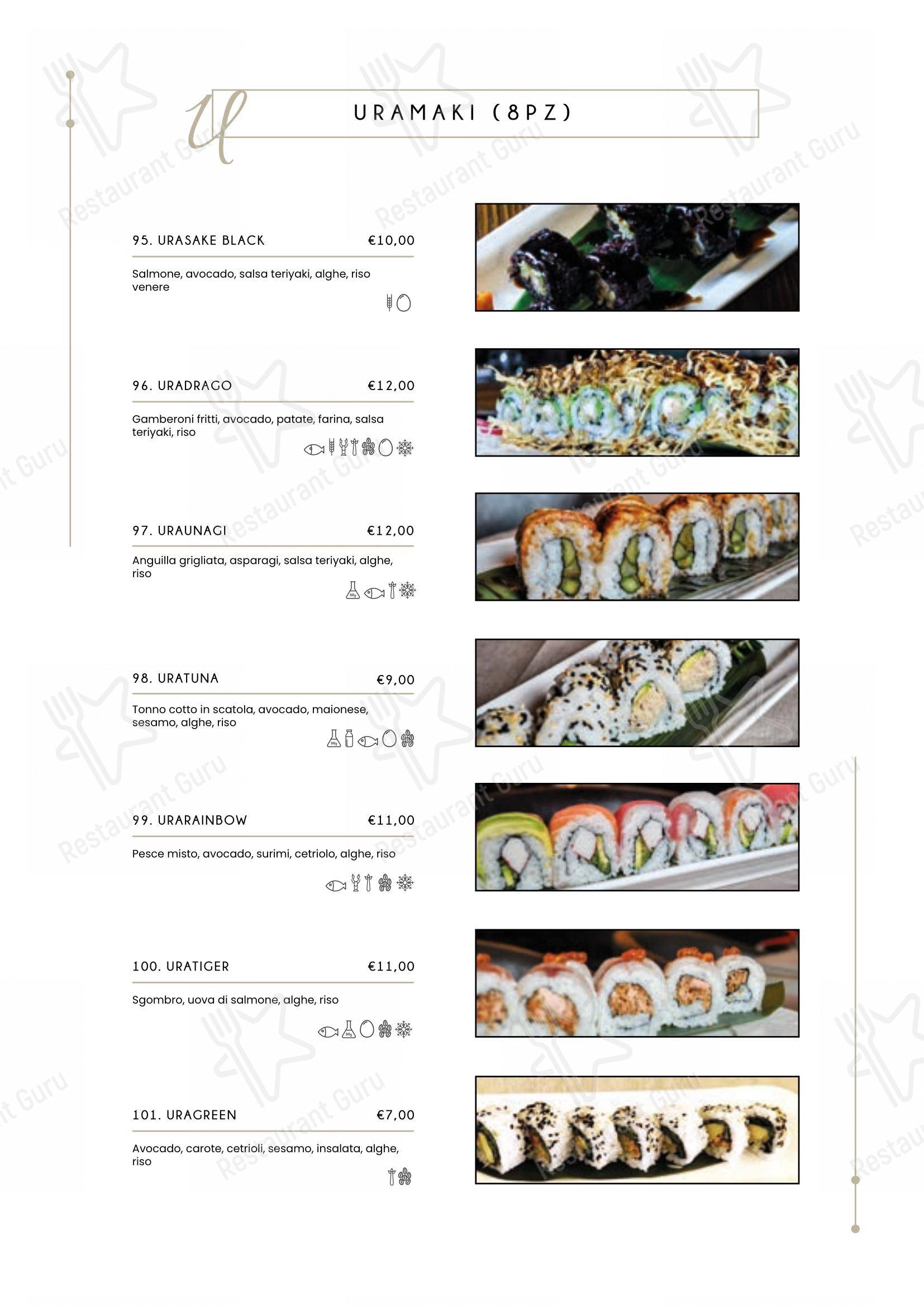 Menu di Ristorante Miyako - Menu