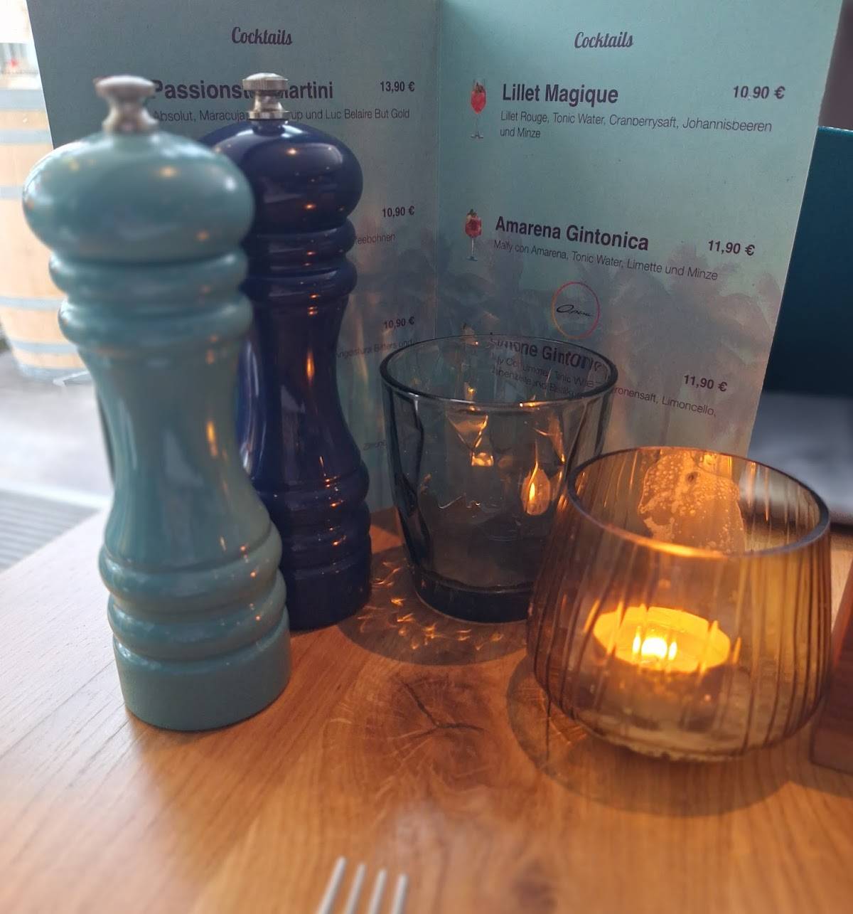 Menu de Ristorante Opera