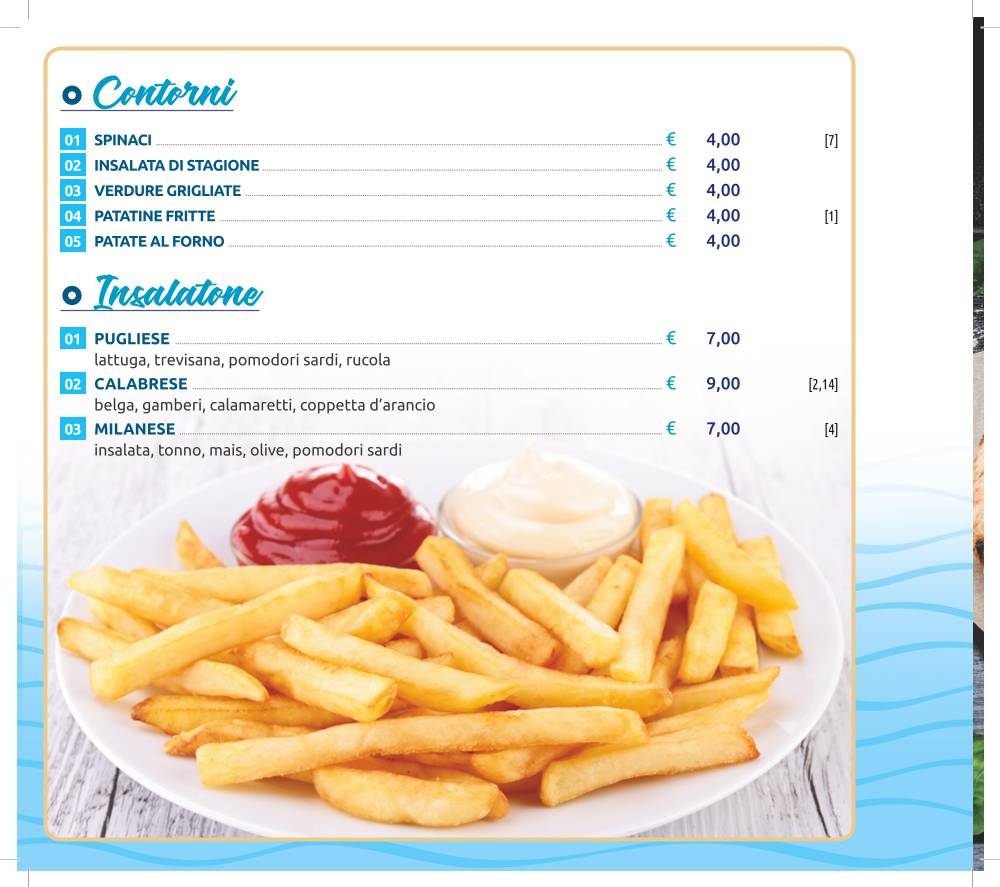 Menu di Ristorante Pizzeria Bella Napoli 